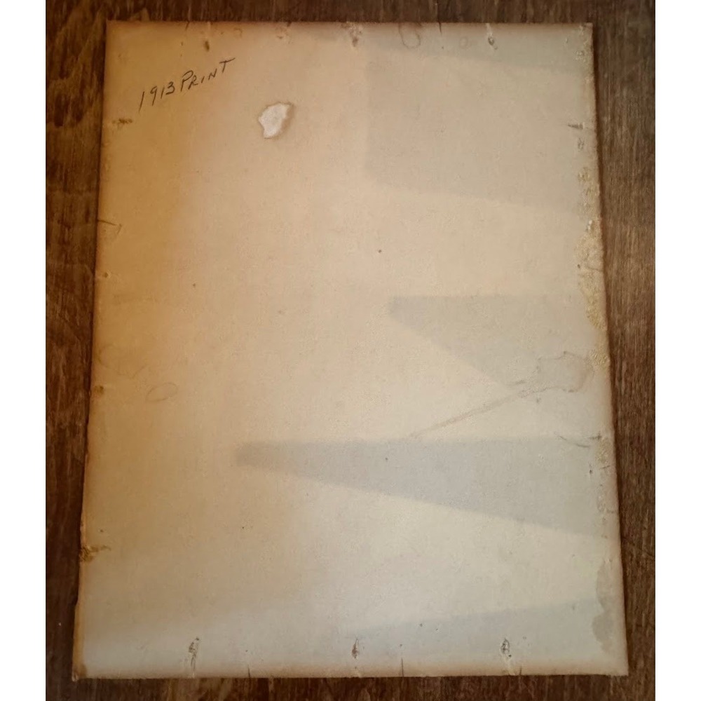The Calmady Children By Lawrence Vtg 1913 Print Cardboard Frame Backing Children - Picture 5 of 6